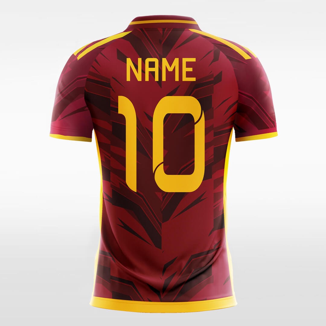 red short sleeve jersey