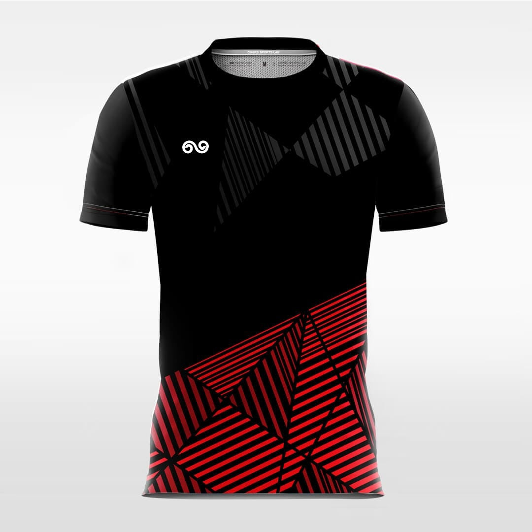 Future Lines - Custom Soccer Jersey for Men Black Sublimated