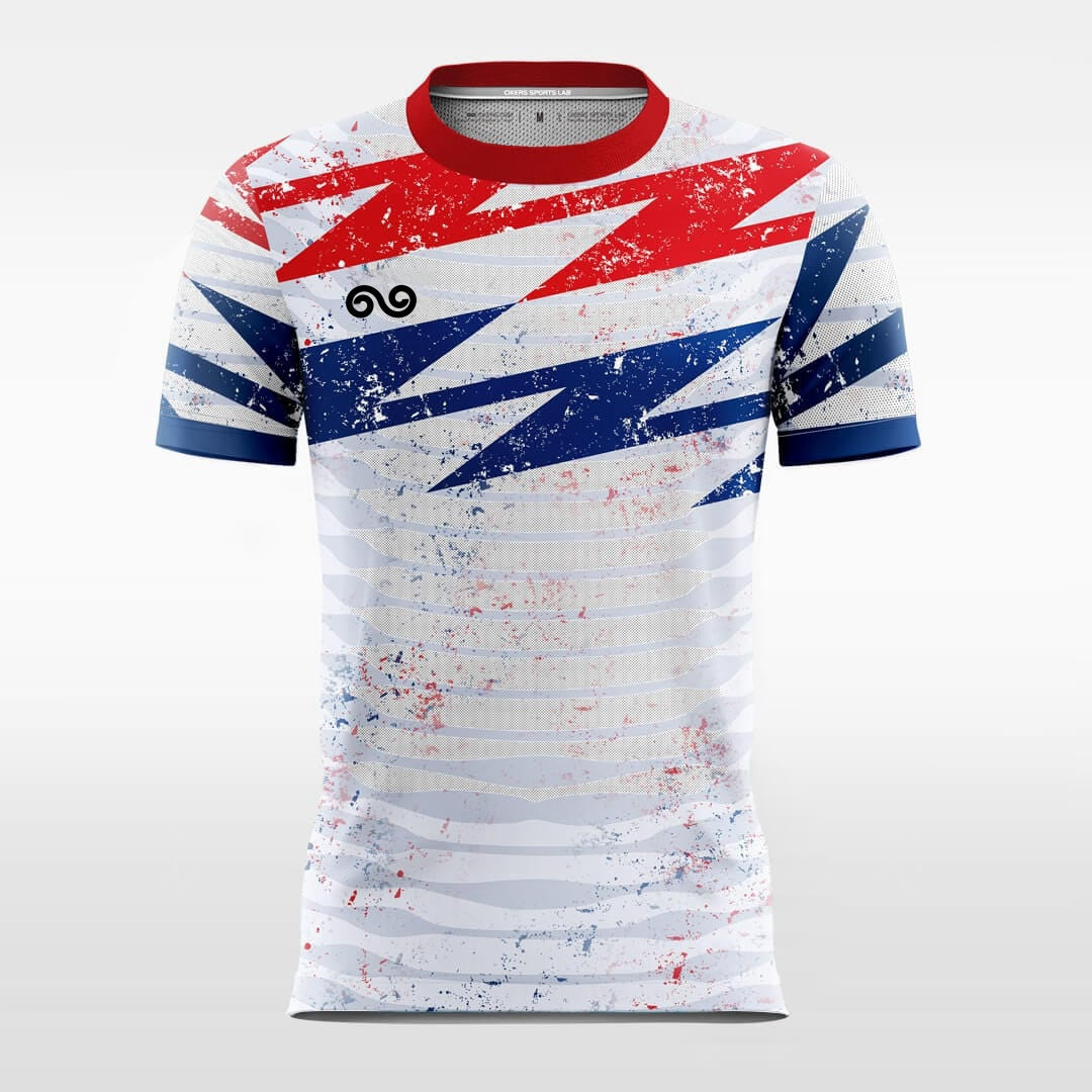 Celebrate - Custom Soccer Jersey for Men White Sublimated