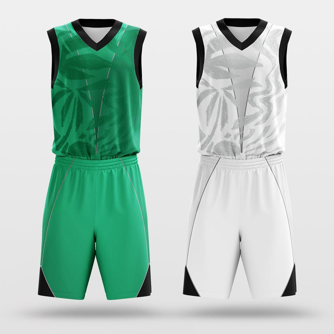 Coconut Grove -Custom Reversible Basketball Jersey with Shorts Subliamted