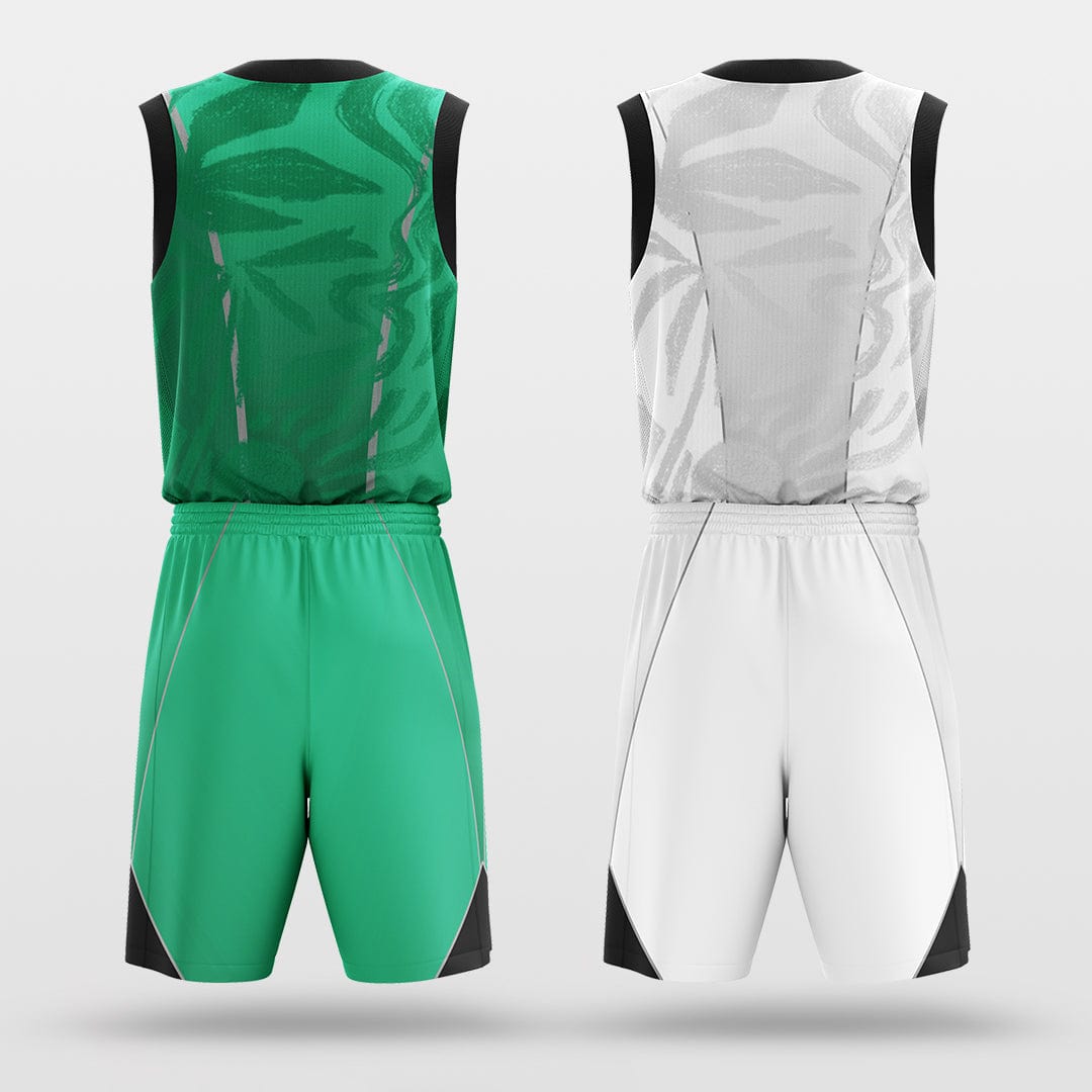 Coconut Grove -Custom Reversible Basketball Jersey with Shorts Subliamted