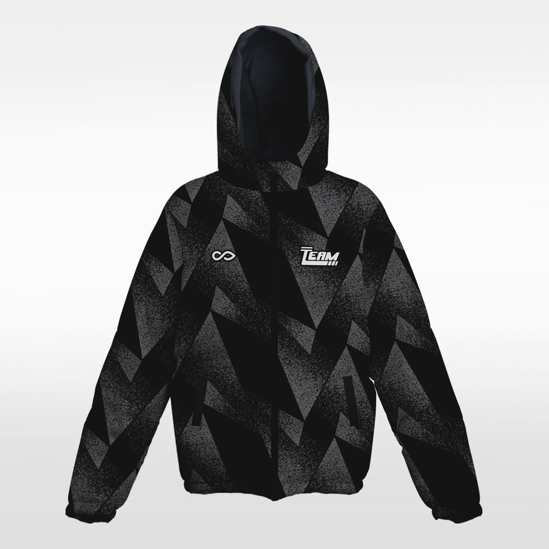 Sand Dune - Custom Winter Jacket Black Sublimated
