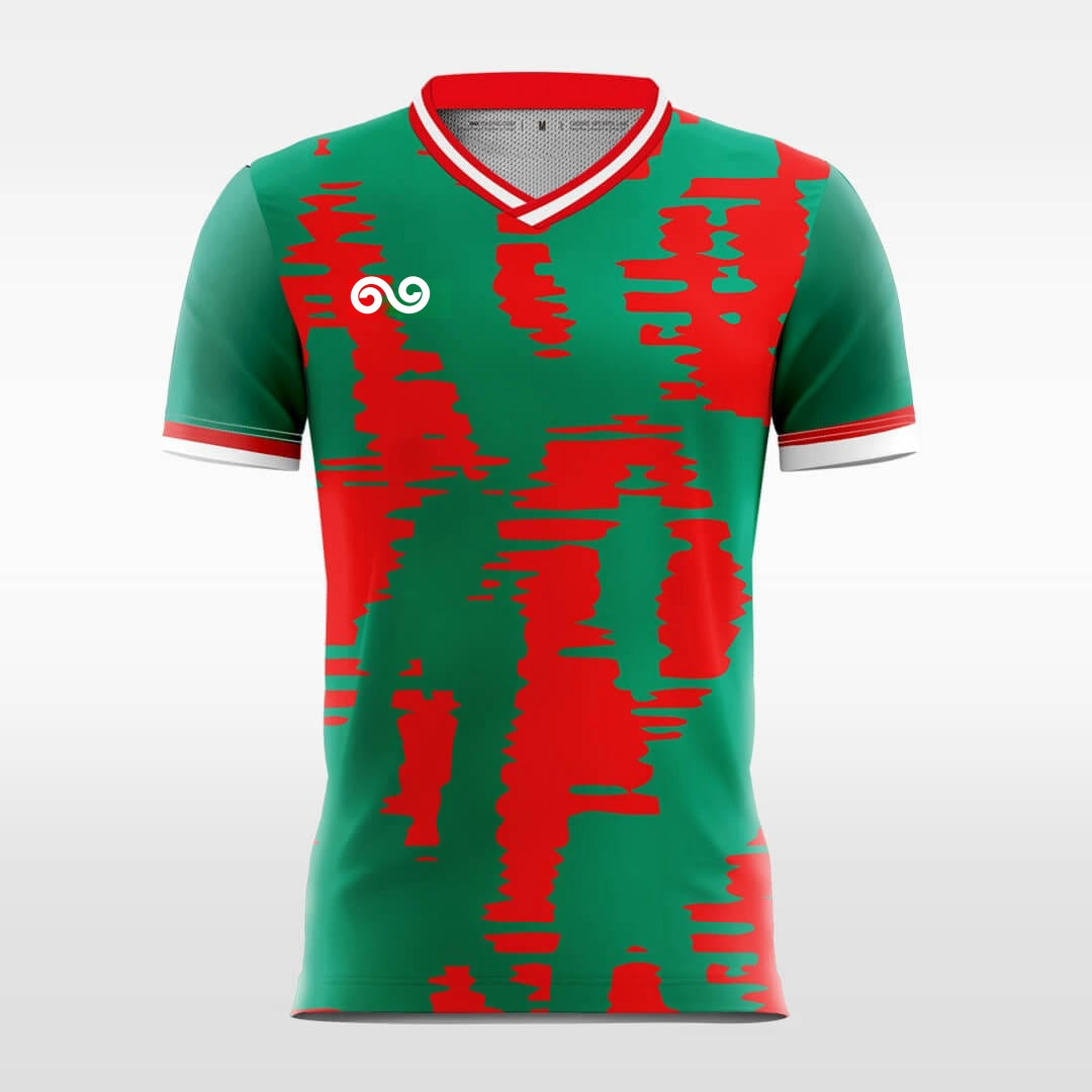 Christmas Shadow - Custom Soccer Jersey for Men Green Sublimated