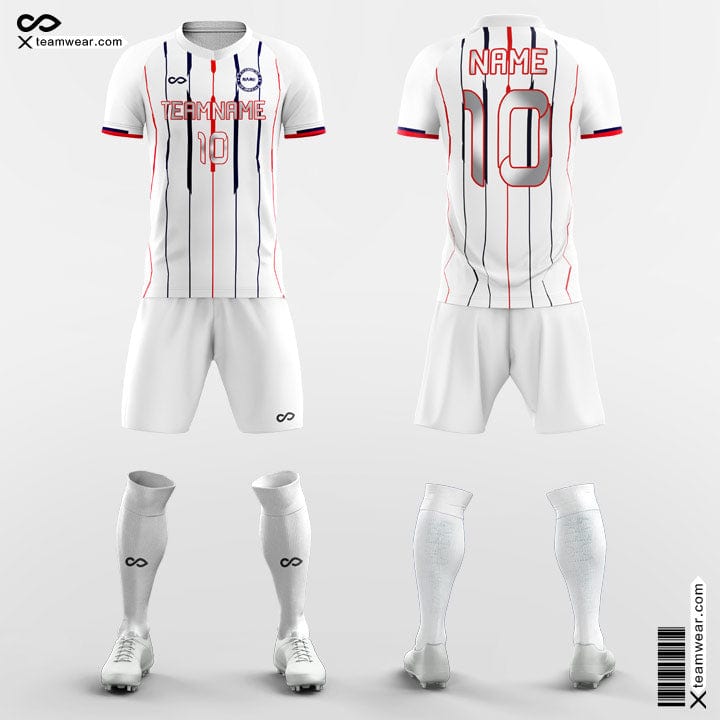 Soccer Jerseys with Shorts White