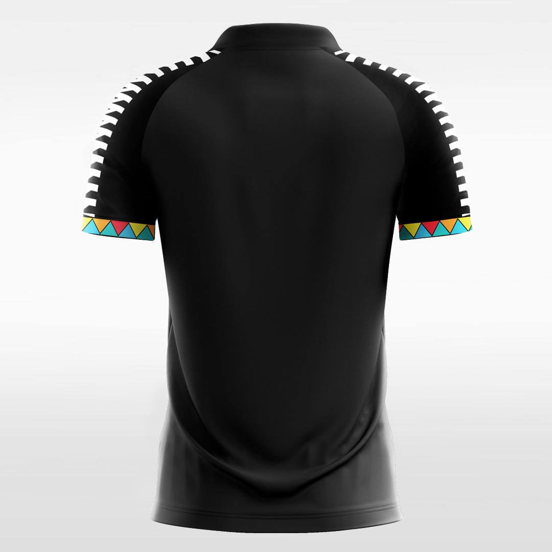 solid black short sleeve jersey