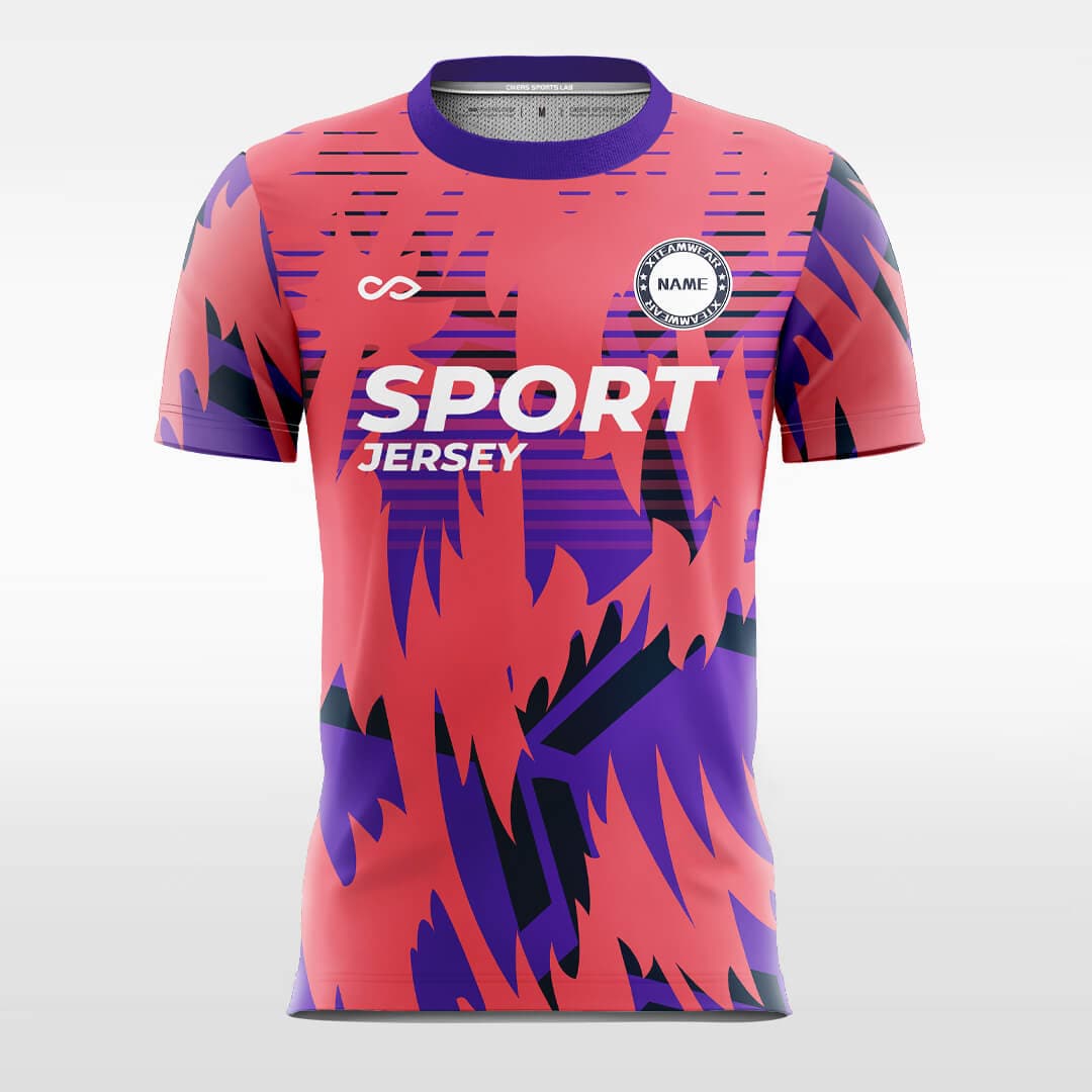 stack sleeve soccer jersey