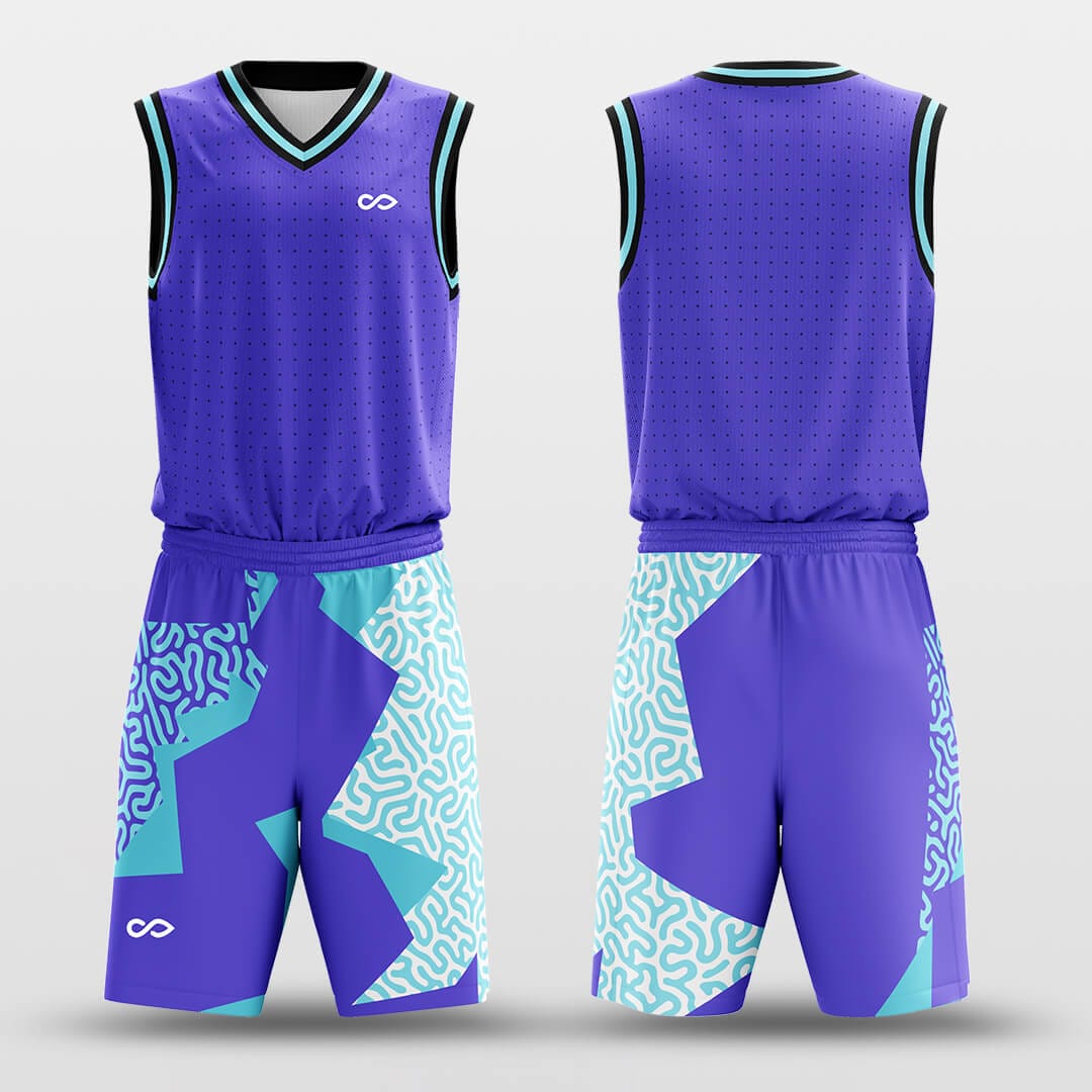 sublimated basketball jersey set