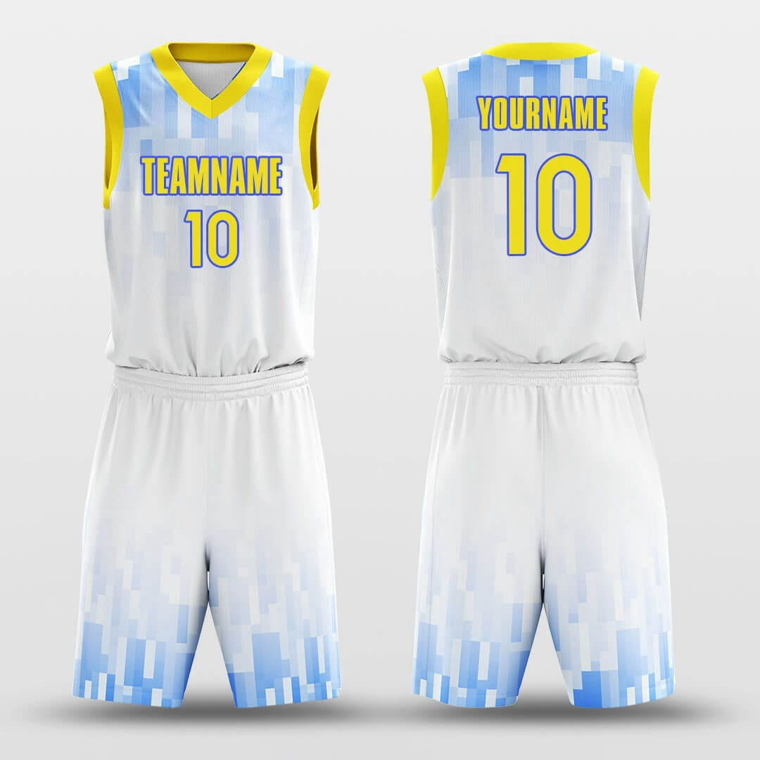 Gradient blocks -Custom Basketball Jersey with Shorts Subliamted