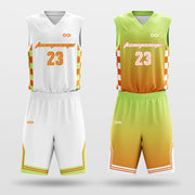 Orange & White