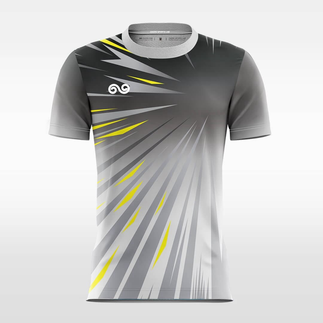 Cool Light - Custom Soccer Jersey for Men Gray Sublimated