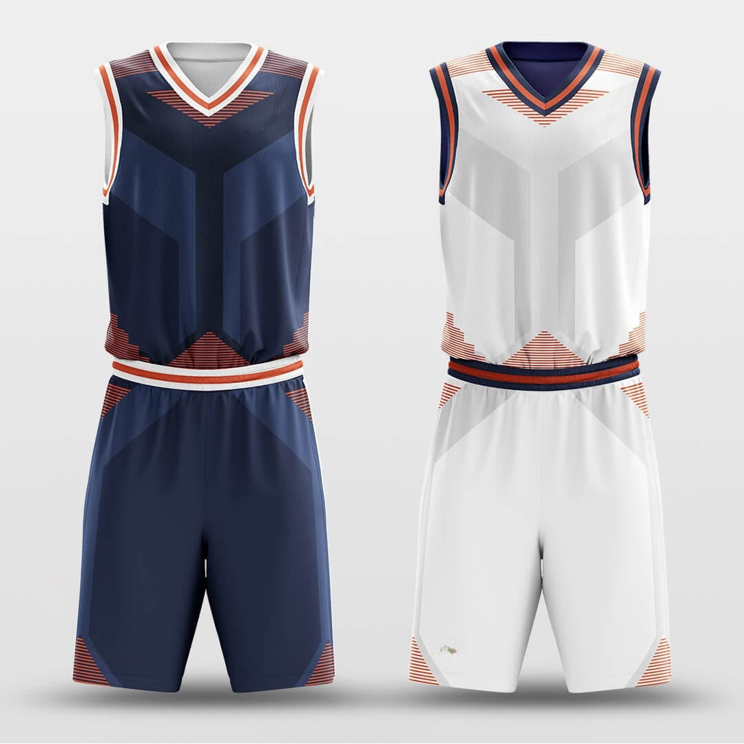 Future Armor -Custom Reversible Basketball Jersey with Shorts Subliamted