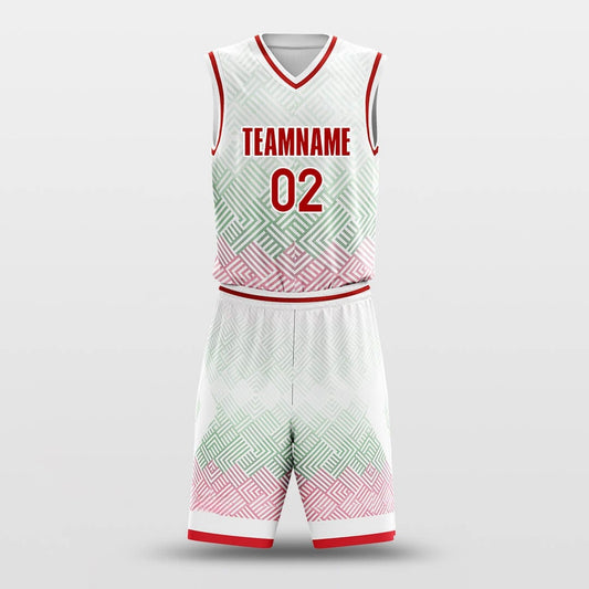 Higher Dimension -Custom Basketball Jersey with Shorts Subliamted