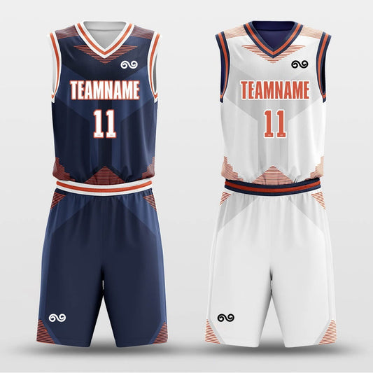 Future Armor -Custom Reversible Basketball Jersey with Shorts Subliamted
