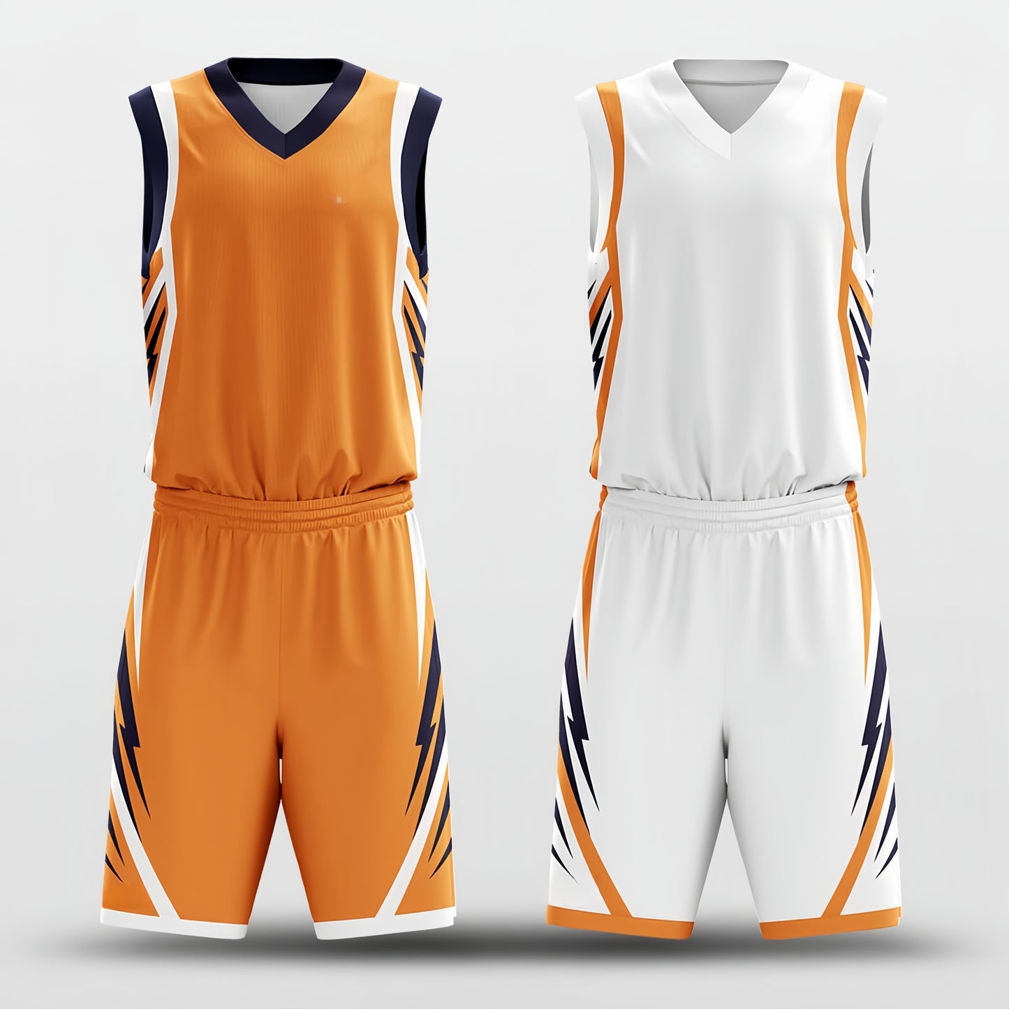 Eagle -Custom Reversible Basketball Jersey with Shorts Subliamted