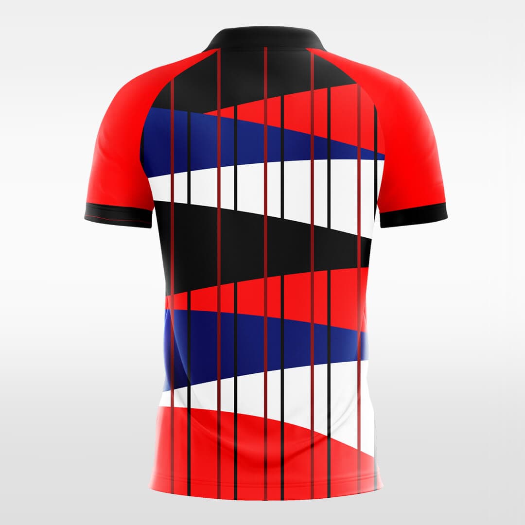 white custom short soccer jersey