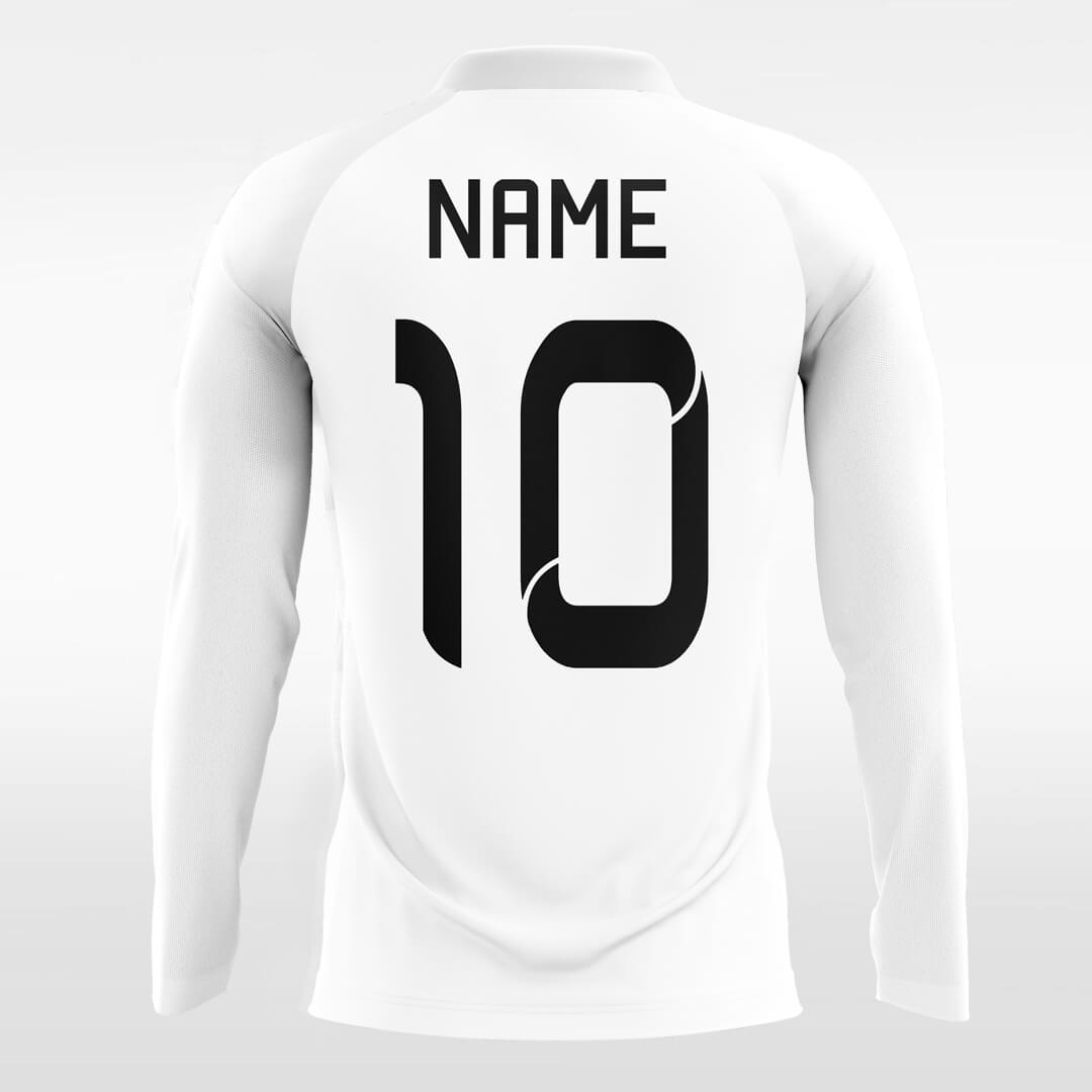 white long sleeve jersey