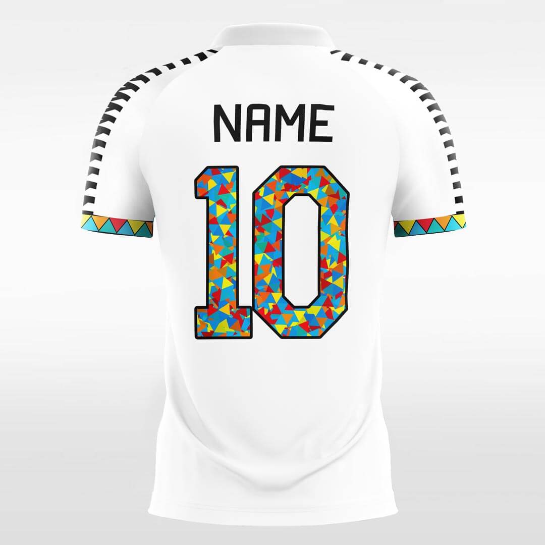 white short sleeve jersey