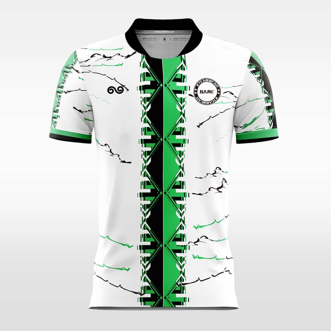 Field Pursuit - Custom Soccer Jersey for Men Green Sublimated