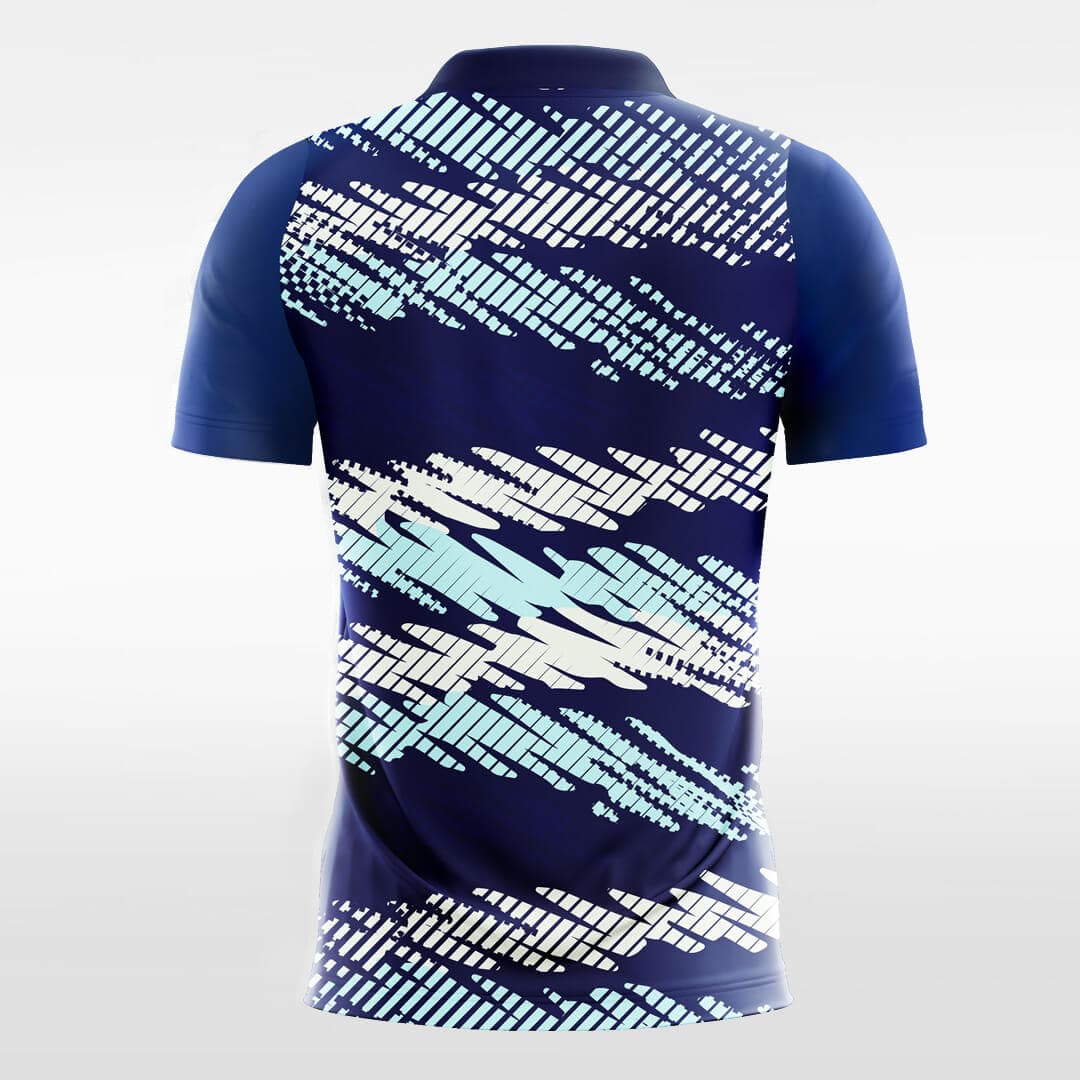 white striped soccer jersey